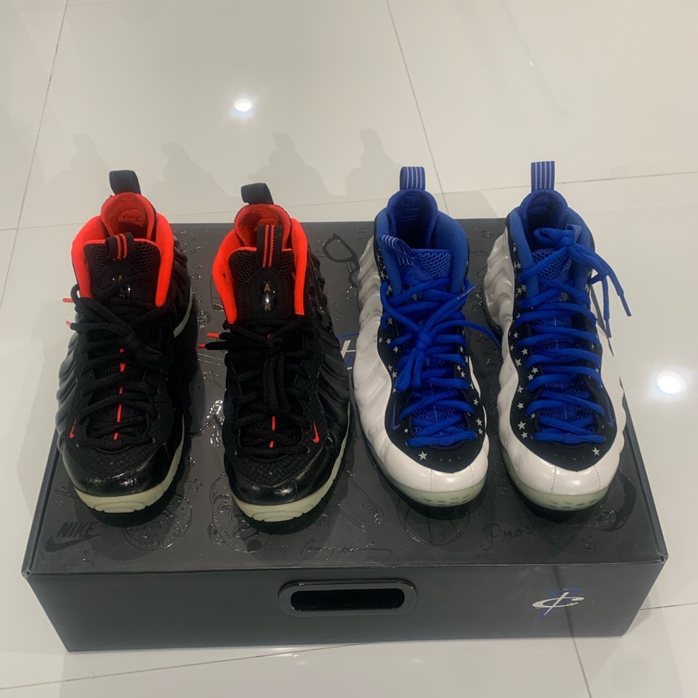 Nike air foamposite size 9  Panny and Yeezy
